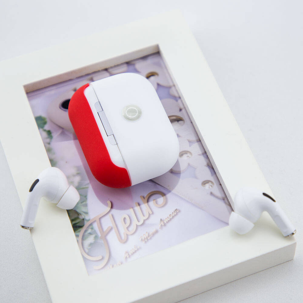 Airpods Pro Kılıf Boyun Askılı Parlayan Düğmeli Lisanslı Switcheasy Colors Silikon Kapak