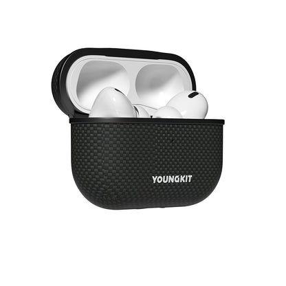 Airpods Pro Kılıf M-safe Şarj Özellikli Aramid Fiber Youngkit 1500D Kevlar Extreme Wing Serisi Kapak