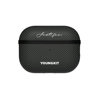 Airpods Pro Kılıf M-safe Şarj Özellikli Aramid Fiber Youngkit 1500D Kevlar Extreme Wing Serisi Kapak