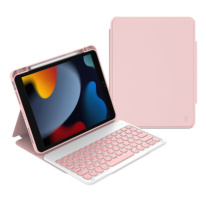 iPad 10.2 (8.Nesil) Wiwu Protective Gizli Kalem Bölmeli Klavyeli Kılıf