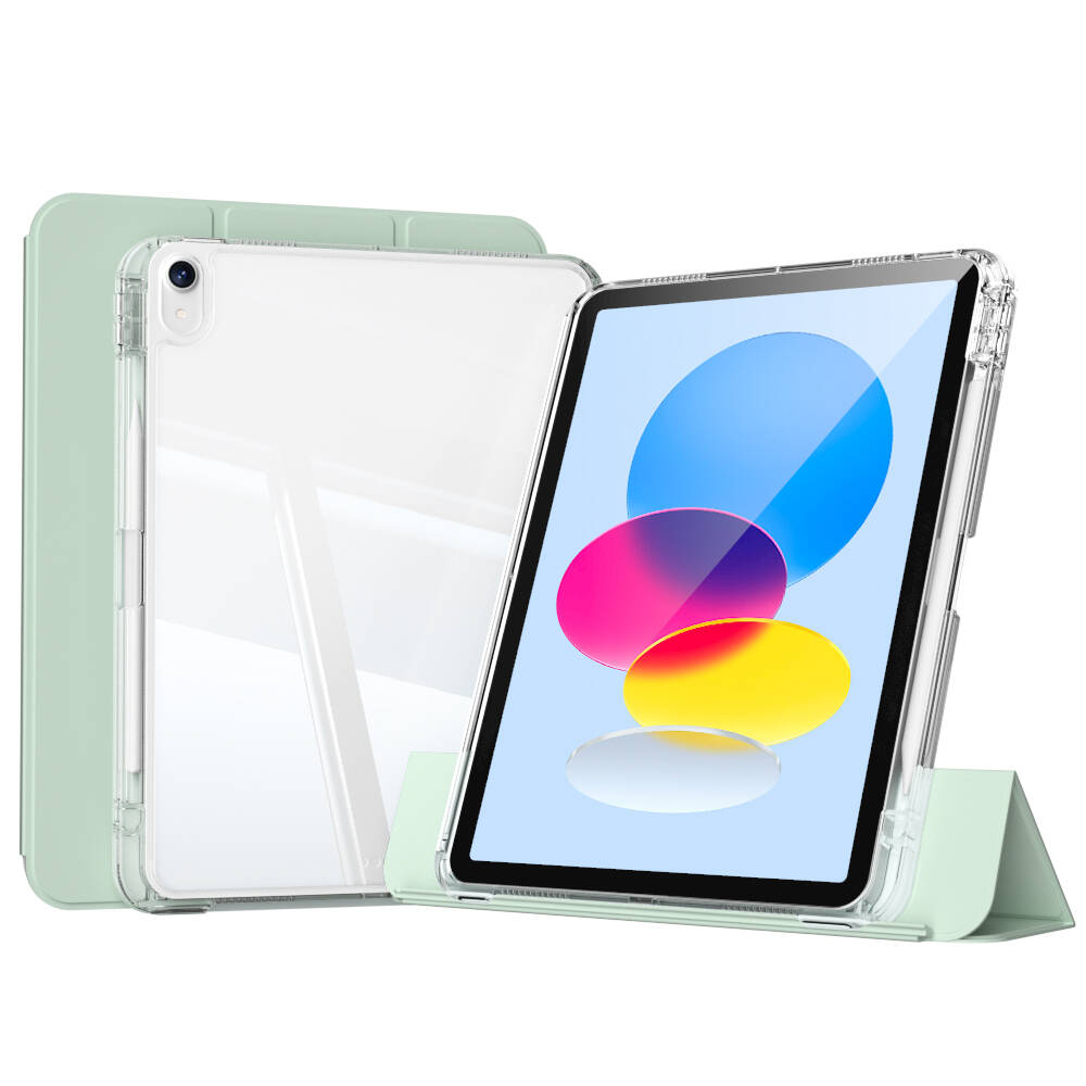 Apple iPad 10.9 2022 (10.Nesil) Kılıf Magnetik Ayrılabilen Airbagli Zore Sliding Tablet Kılıfı