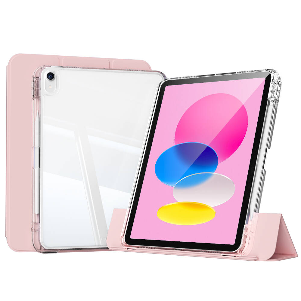 Apple iPad 10.9 2022 (10.Nesil) Kılıf Magnetik Ayrılabilen Airbagli Zore Sliding Tablet Kılıfı