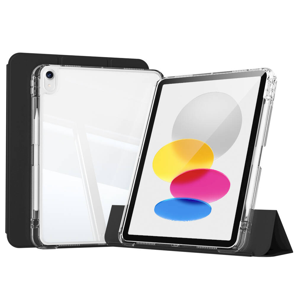 Apple iPad 10.9 2022 (10.Nesil) Kılıf Magnetik Ayrılabilen Airbagli Zore Sliding Tablet Kılıfı
