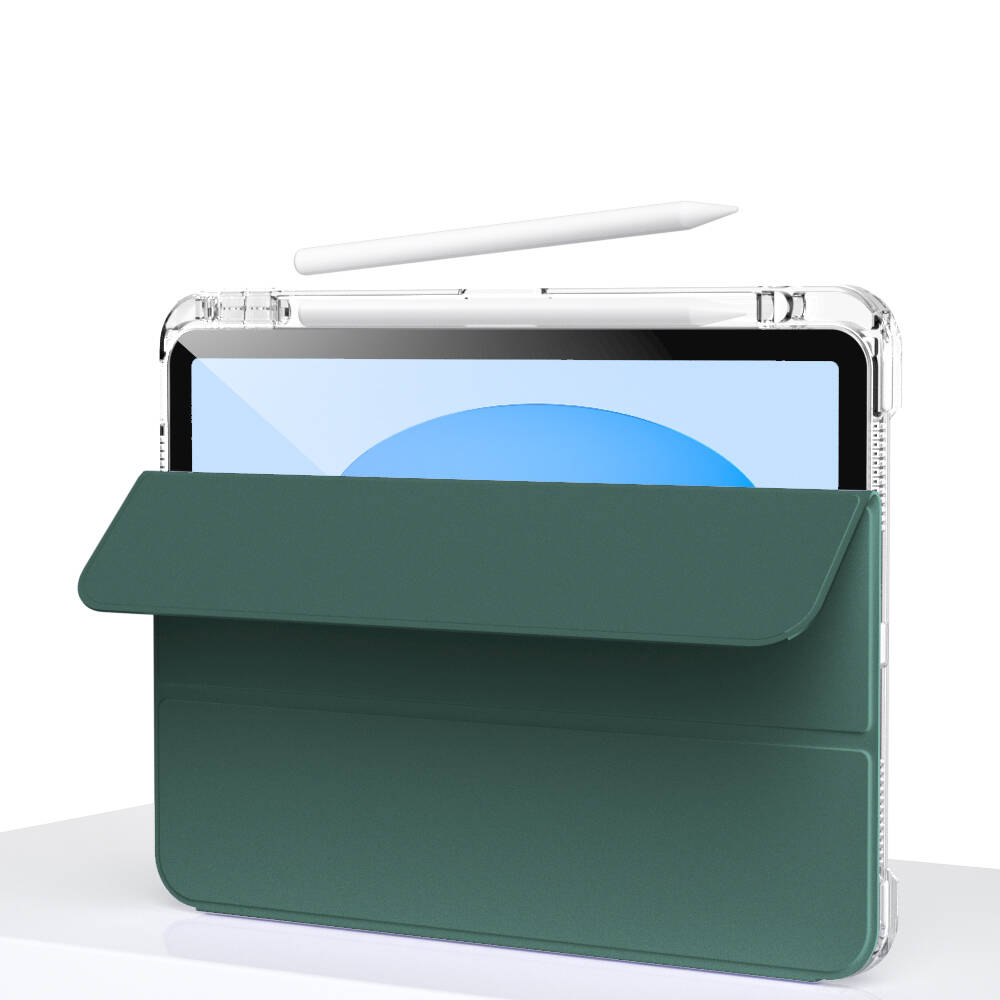 Apple iPad 10.9 2022 (10.Nesil) Kılıf Magnetik Ayrılabilen Airbagli Zore Sliding Tablet Kılıfı