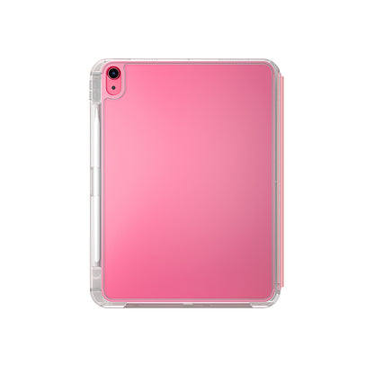 Apple iPad 11.Nesil 2025 Kılıf Skinarma Kalemlikli Arkası Şeffaf Standlı Magnetik Zeta Kılıf