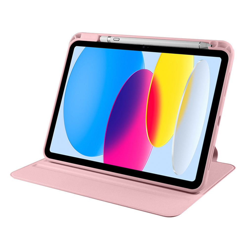 Apple iPad 11.Nesil 2025 Kılıf Zore Termik Kalem Bölmeli Dönebilen Standlı Kılıf