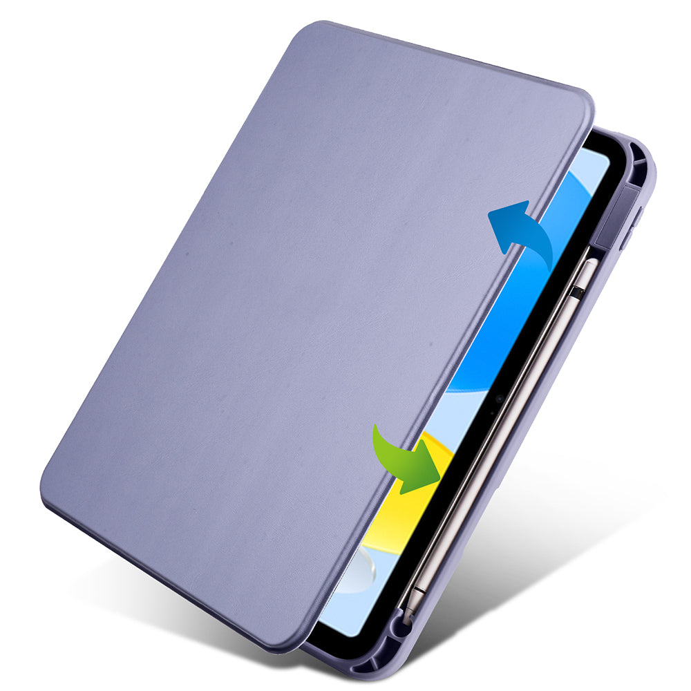 Apple iPad 11.Nesil 2025 Kılıf Zore Termik Kalem Bölmeli Dönebilen Standlı Kılıf