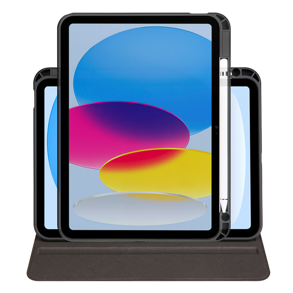 Apple iPad 11.Nesil 2025 Kılıf Zore Termik Kalem Bölmeli Dönebilen Standlı Kılıf