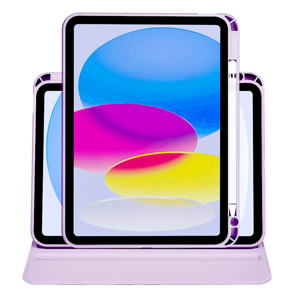 Apple iPad 11.Nesil 2025 Kılıf Zore Termik Kalem Bölmeli Dönebilen Standlı Kılıf