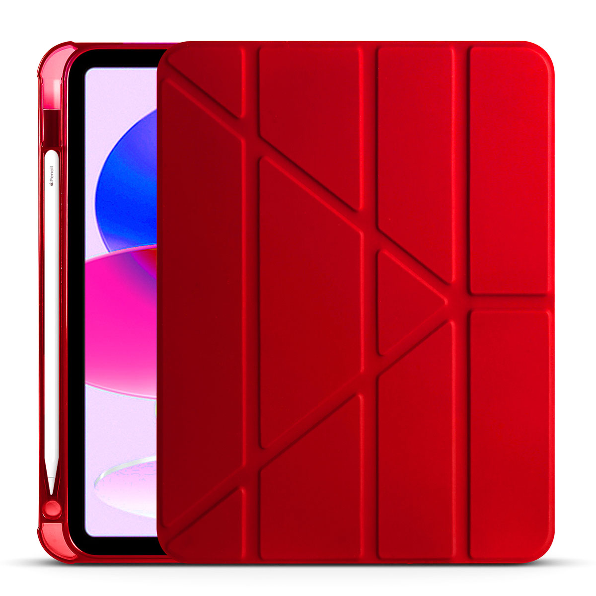 Apple iPad 11.Nesil 2025 Kılıf Zore Tri Folding Kalem Bölmeli Standlı Kılıf
