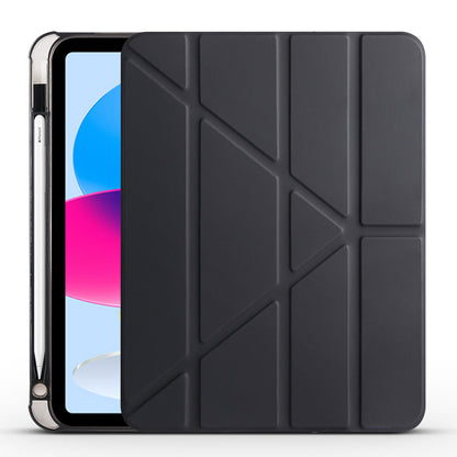 Apple iPad 11.Nesil 2025 Kılıf Zore Tri Folding Kalem Bölmeli Standlı Kılıf
