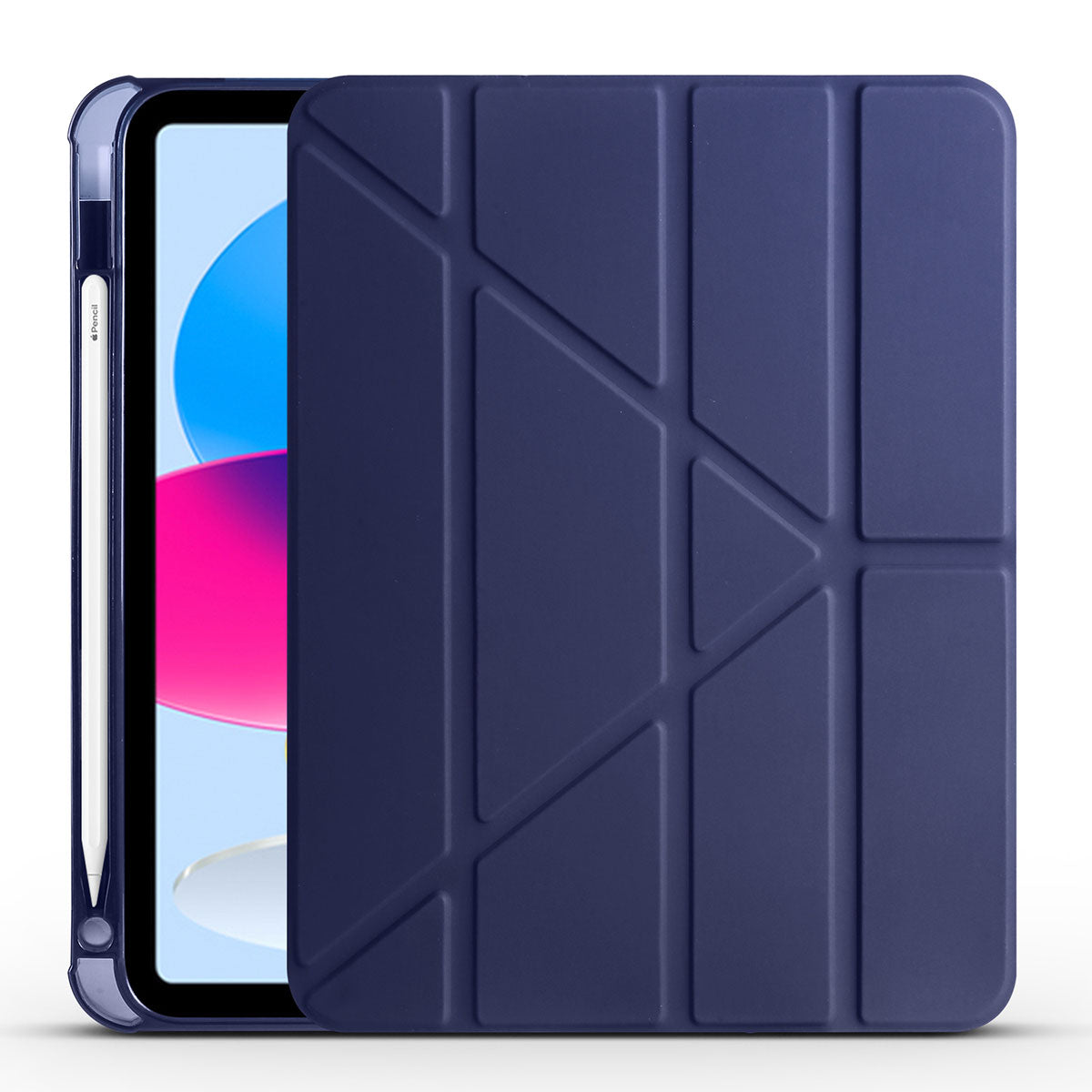 Apple iPad 11.Nesil 2025 Kılıf Zore Tri Folding Kalem Bölmeli Standlı Kılıf