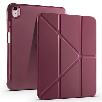 Apple iPad 11.Nesil 2025 Kılıf Zore Tri Folding Kalem Bölmeli Standlı Kılıf