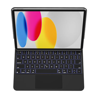 iPad 11.Nesil 2025 Klavyeli Kılıf Touchpad Klavye Aydınlatmalı Wiwu KX005 Keyboard