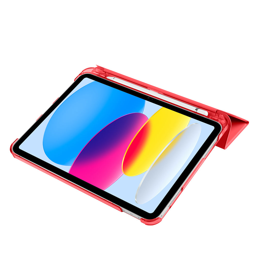 Apple iPad 11.Nesil 2025 Zore Smart Cover Kalem Bölmeli Standlı 1-1 Kılıf