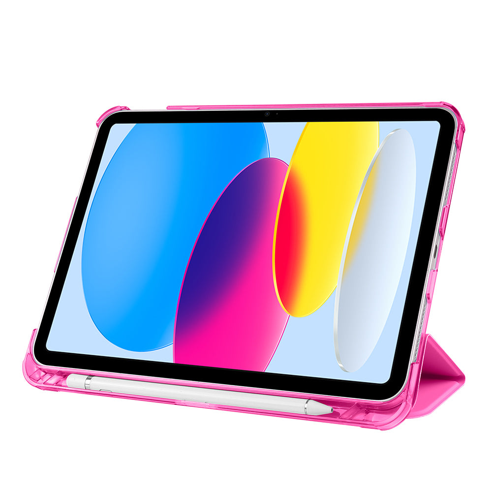 Apple iPad 11.Nesil 2025 Zore Smart Cover Kalem Bölmeli Standlı 1-1 Kılıf