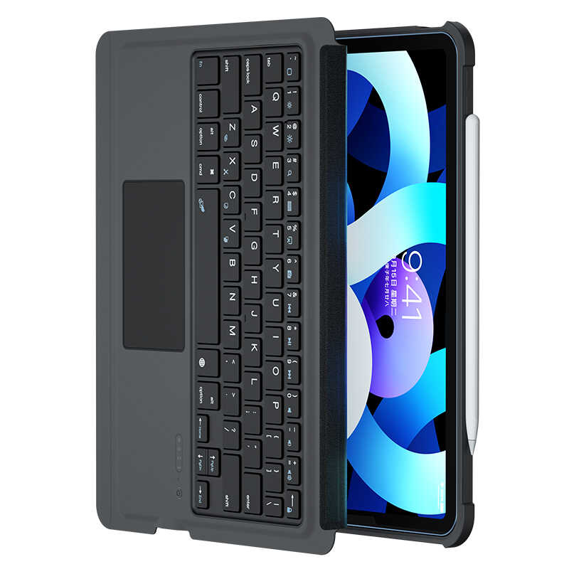 iPad Air 10.9 2020 (4.Nesil) Benks Multifunctional Kablosuz Klavyeli Kılıf