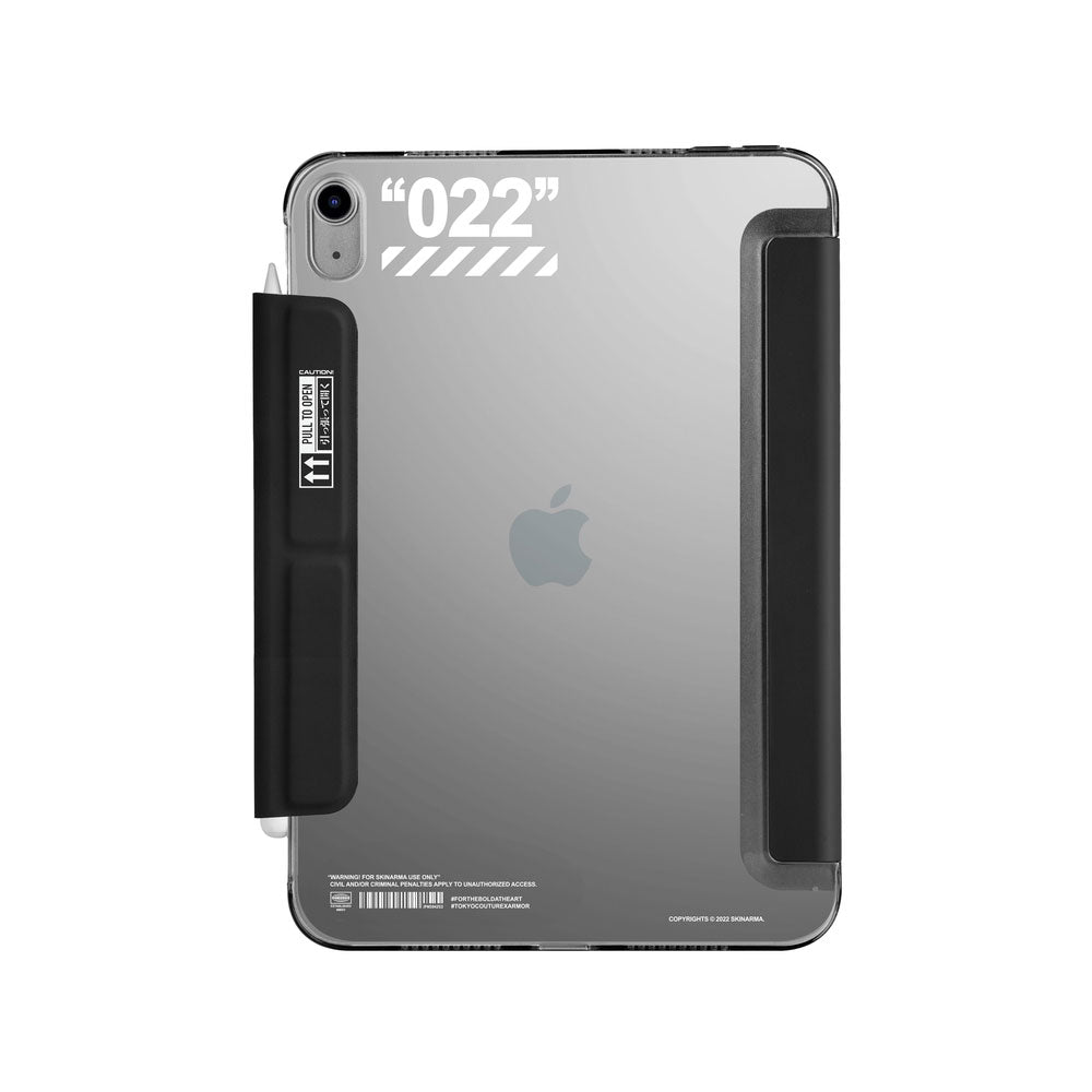 iPad Air 10.9 2020 (4.Nesil) Kılıf SkinArma Kalemlikli Arkası Şeffaf Standlı Magnetik Taihi Sora Kılıf