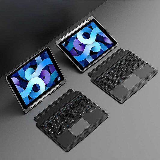 iPad Air 10.9 2020 (4.Nesil) Wiwu Keyboard Folio Kablosuz Klavyeli Kılıf
