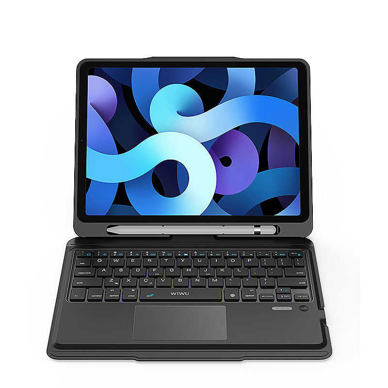 iPad Air 10.9 2020 (4.Nesil) Wiwu Keyboard Folio Kablosuz Klavyeli Kılıf