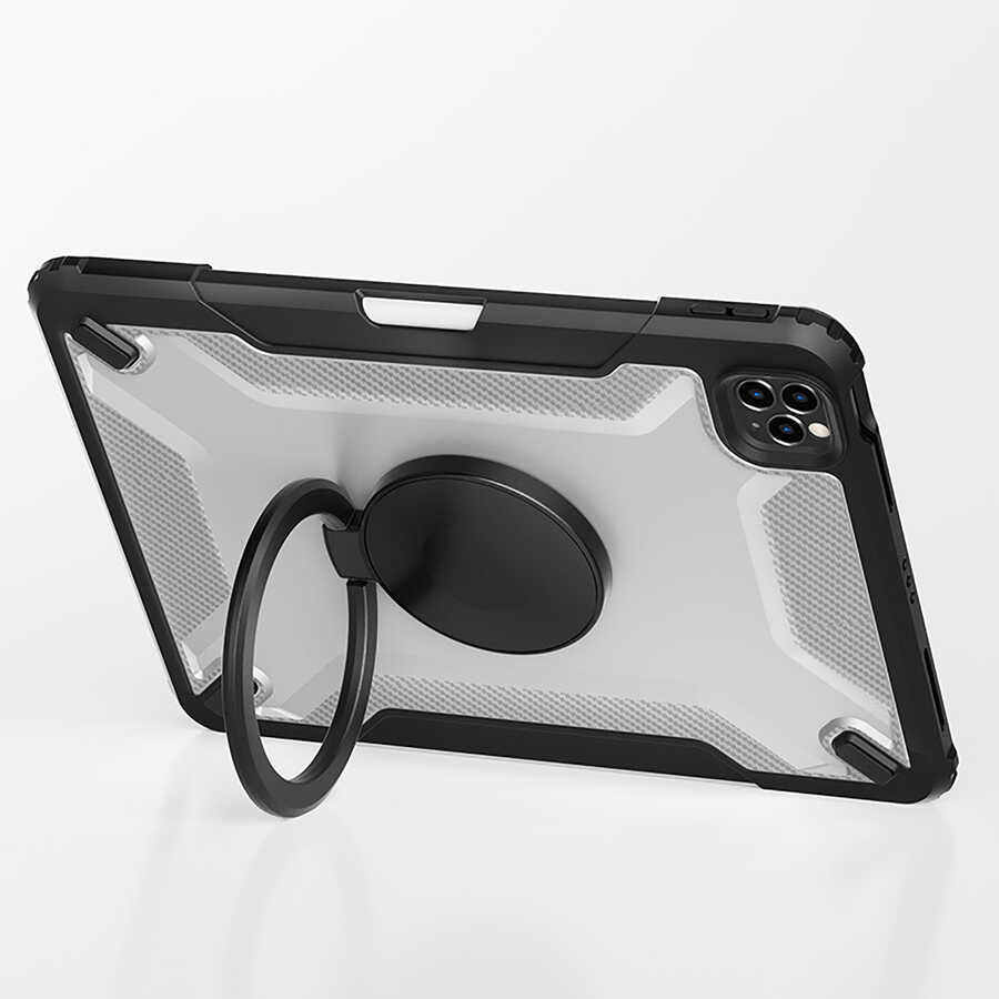 iPad Air 10.9 2020 (4.Nesil) Wiwu Mecha Dönebilen Standlı Tablet Kılıfı