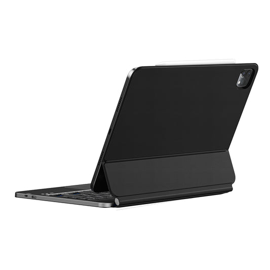 iPad Air 10.9 2020 (4.Nesil) Wiwu MK-003 Gizli Kalem Bölmeli Klavyeli Standlı Kılıf