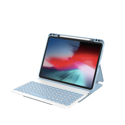 iPad Air 10.9 2020 (4.Nesil) Wiwu Protective Gizli Kalem Bölmeli Klavyeli Kılıf