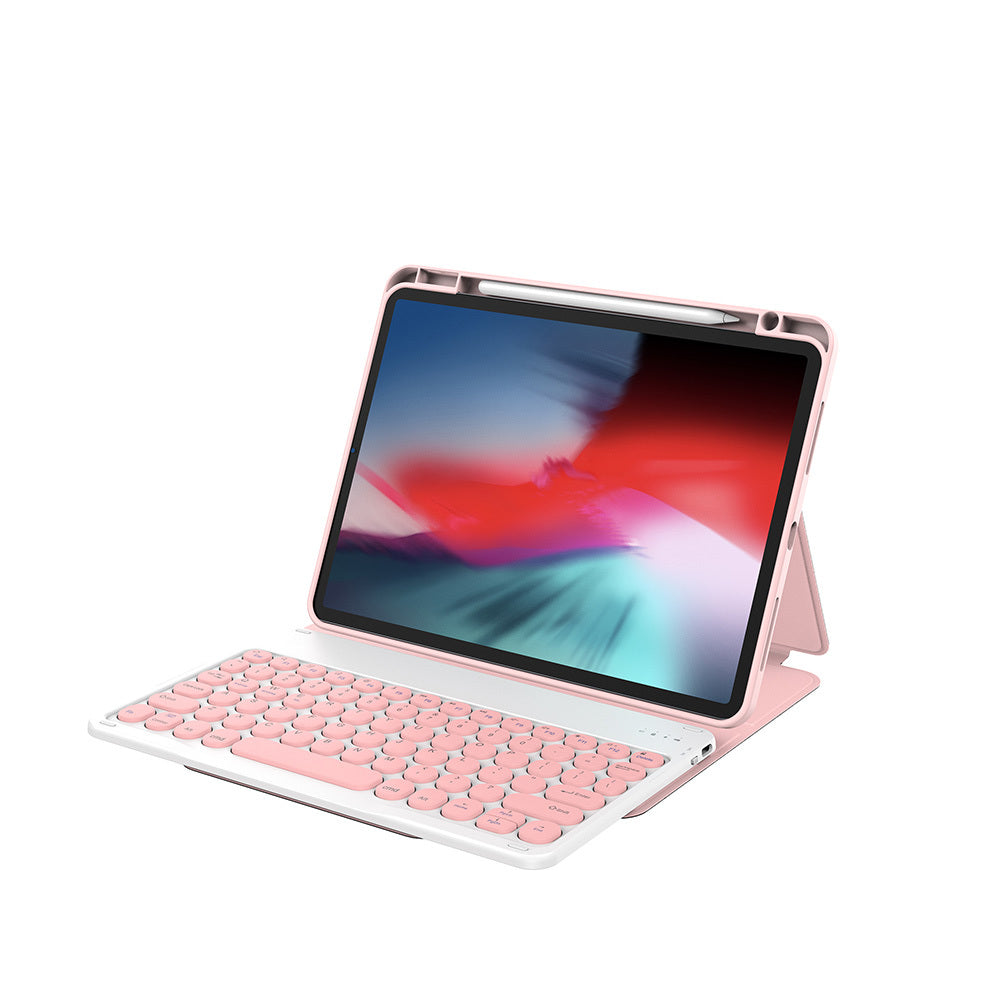 iPad Air 10.9 2020 (4.Nesil) Wiwu Protective Gizli Kalem Bölmeli Klavyeli Kılıf