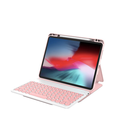 iPad Air 10.9 2020 (4.Nesil) Wiwu Protective Gizli Kalem Bölmeli Klavyeli Kılıf