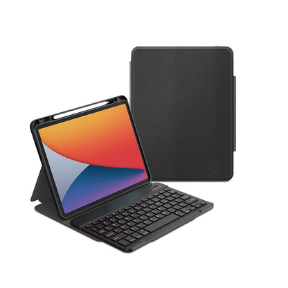 iPad Air 10.9 2020 (4.Nesil) Wiwu Protective Gizli Kalem Bölmeli Klavyeli Kılıf