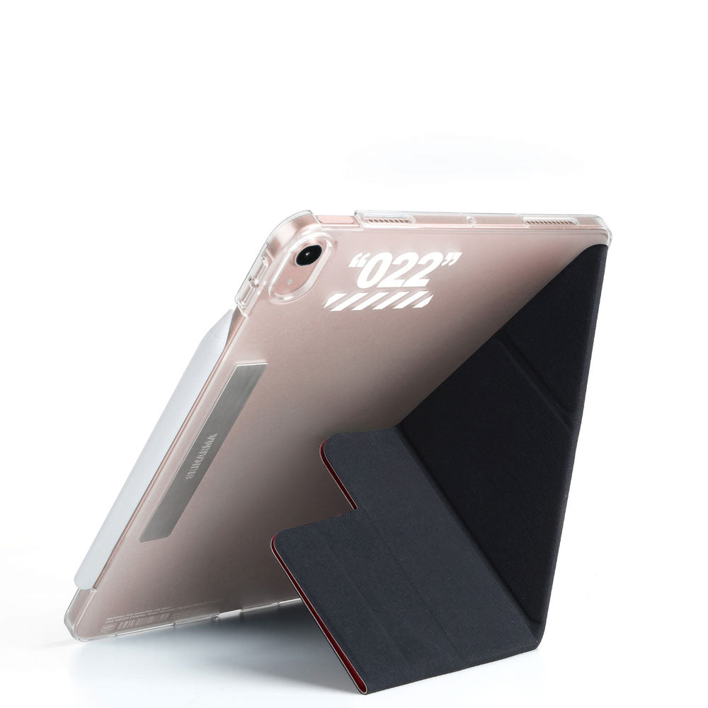 iPad Air 10.9 2022 (5.Nesil) Kılıf SkinArma Kalemlikli Arkası Şeffaf Standlı Magnetik Taihi Sora Kılıf