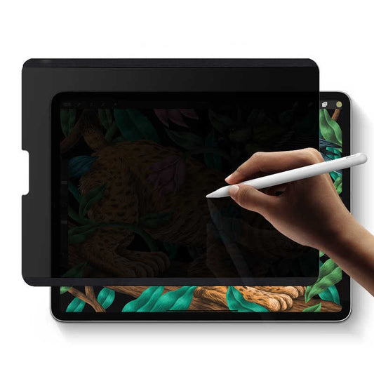 iPad Air 10.9 2022 (5.Nesil) Wiwu iPrivacy Magnetik Paper Like Hayalet Ekran Koruyucu