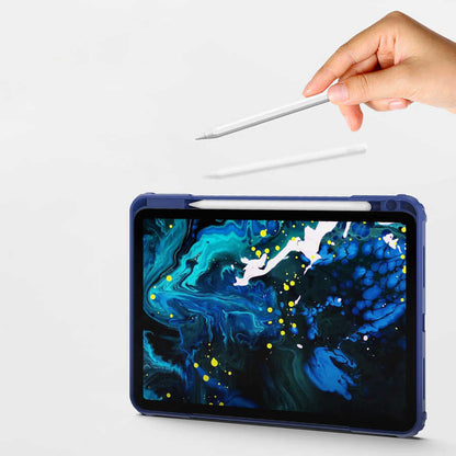 iPad Air 10.9 2022 (5.Nesil) Wiwu Mecha Dönebilen Standlı Tablet Kılıfı
