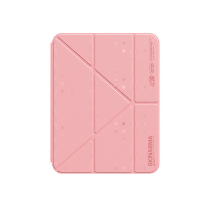 iPad Air 11 2024 Kılıf Skinarma Kalemlikli Arkası Şeffaf Standlı Magnetik Zeta Kılıf