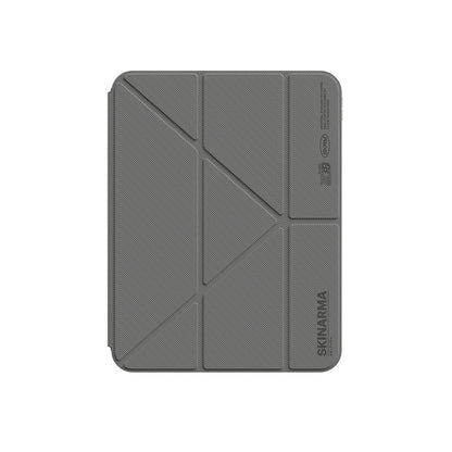 iPad Air 11 2024 Kılıf Skinarma Kalemlikli Arkası Şeffaf Standlı Magnetik Zeta Kılıf