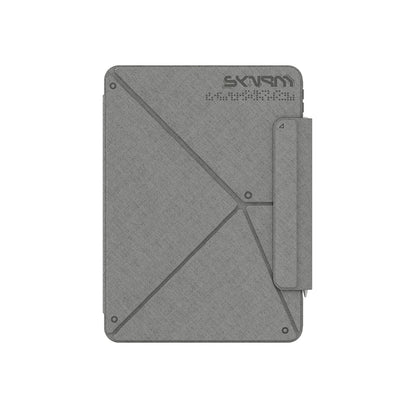 Apple iPad Air 11 2024 Kılıf Skinarma Kalemlikli Dokulu Tasarım Standlı Magnetik Trilon Kılıf