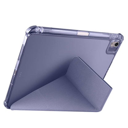 Apple iPad Air 11 2024 Kılıf Zore Tri Folding Kalem Bölmeli Standlı Kılıf