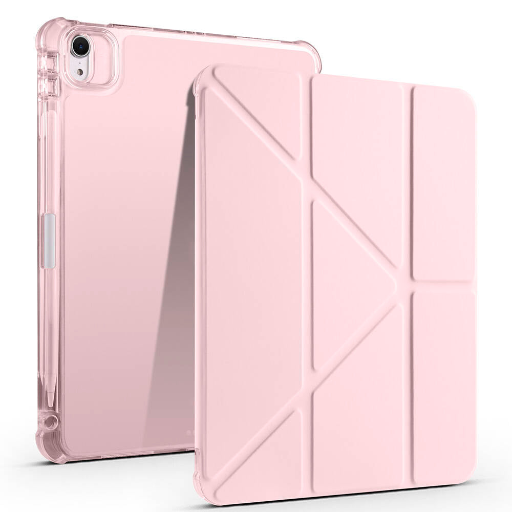 Apple iPad Air 11 2024 Kılıf Zore Tri Folding Kalem Bölmeli Standlı Kılıf