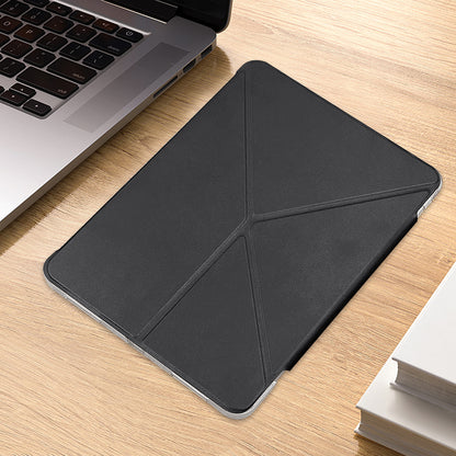 iPad Air 11 2024 Raptic Clear Folio Airbagli Şeffaf Kapaklı Katlanabilir Standlı Kılıf