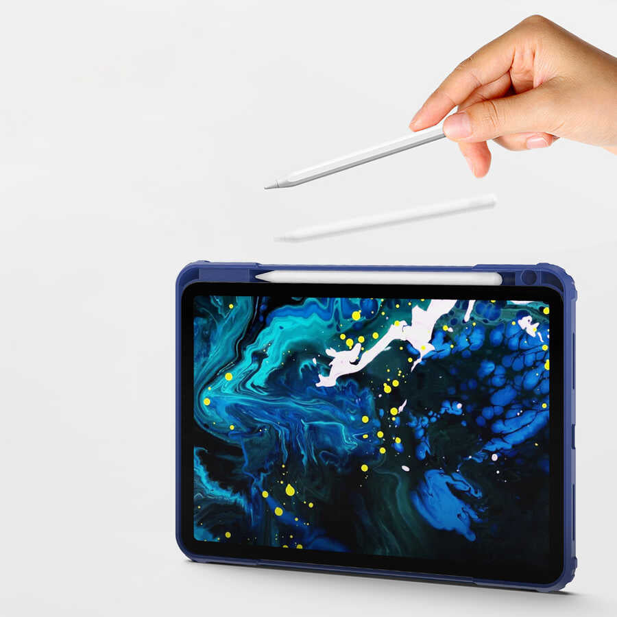 iPad Air 11 2024 Wiwu Mecha Dönebilen Standlı Tablet Kılıfı
