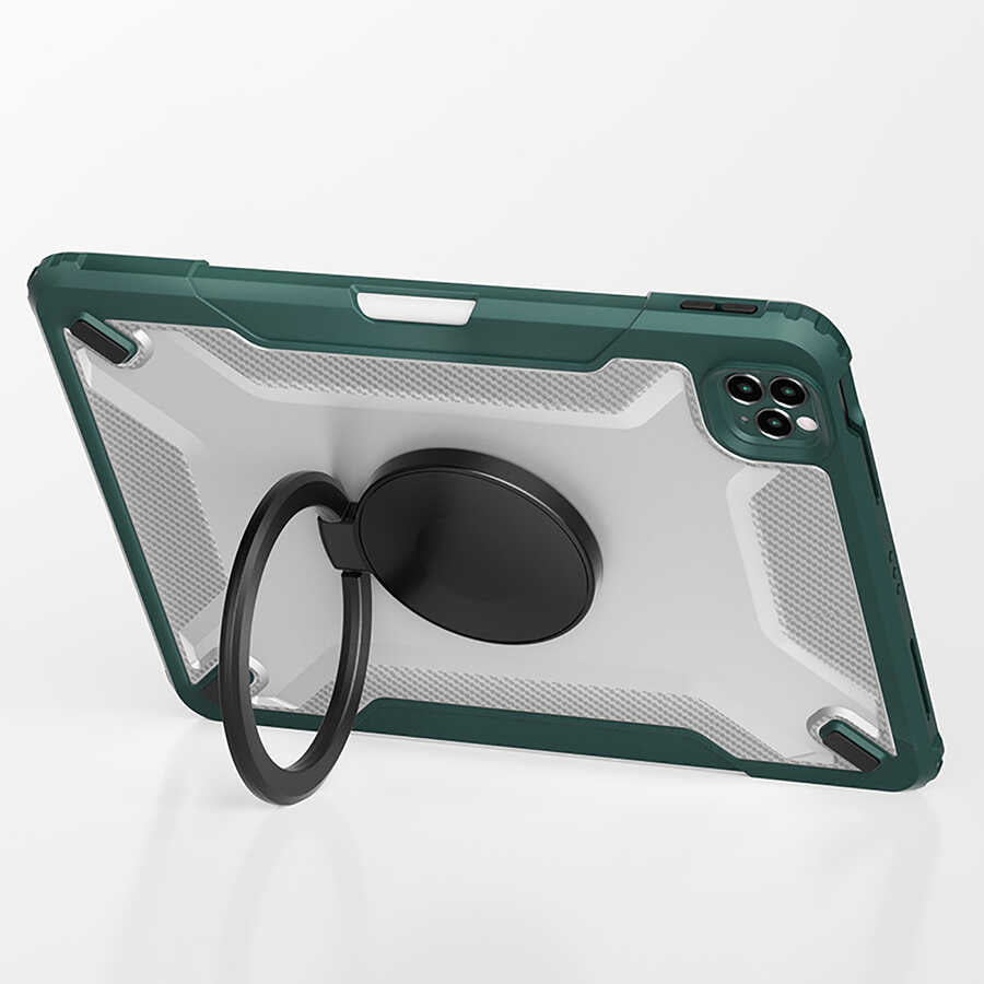 iPad Air 11 2024 Wiwu Mecha Dönebilen Standlı Tablet Kılıfı