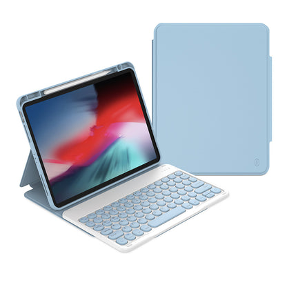 iPad Air 11 2024 Wiwu Protective Gizli Kalem Bölmeli Klavyeli Kılıf