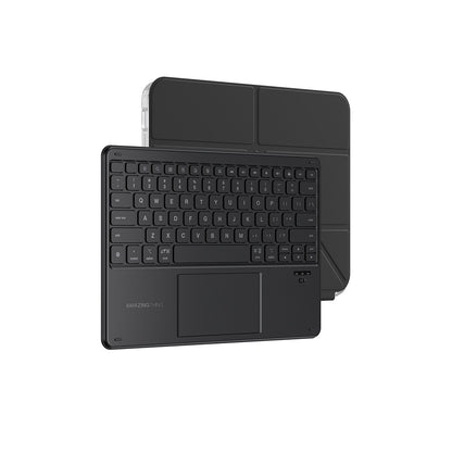 Apple iPad Air 11 2025 M3 Amazingthing Minimal KeyLite Combo Klavyeli Standlı Kılıf