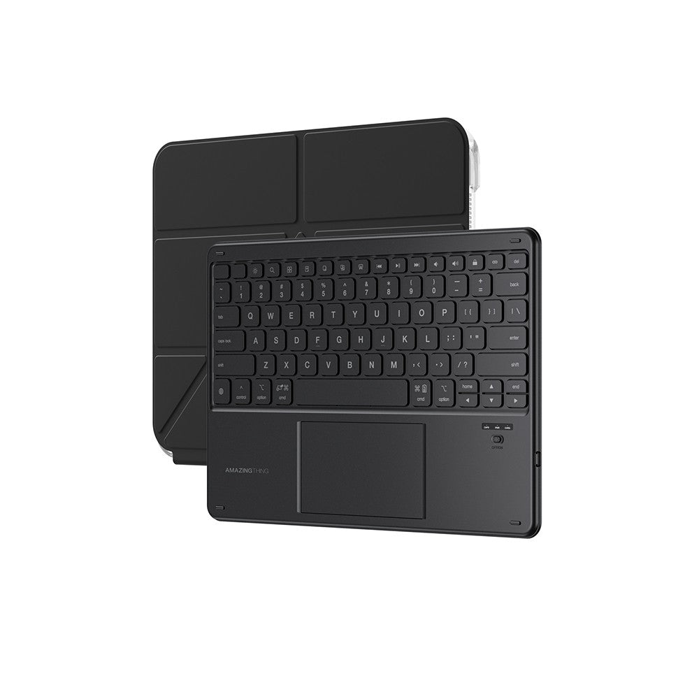 Apple iPad Air 11 2025 M3 Amazingthing Minimal KeyLite Combo Klavyeli Standlı Kılıf
