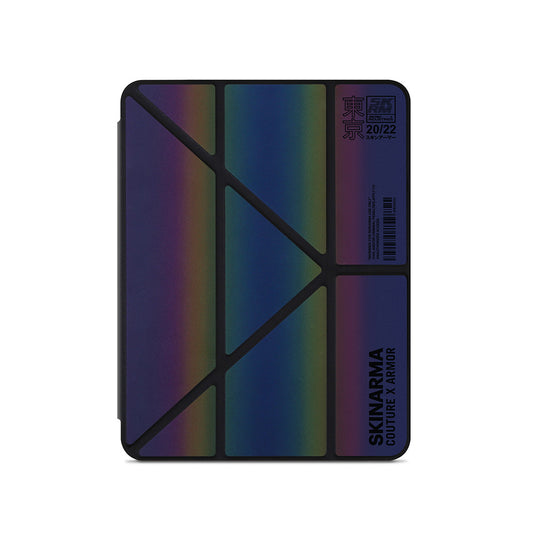 iPad Air 11 2025 M3 Kılıf SkinArma Holografik Tasarımlı Arkası Şeffaf Çıkarılabilir Magnetik Kira Kobai Kılıf