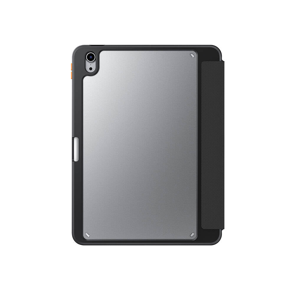 iPad Air 11 2025 M3 Kılıf SkinArma Kabartma Baskı Tasarımlı 360 Tam Koruma Arkası Şeffaf Standlı Gamma Kılıf