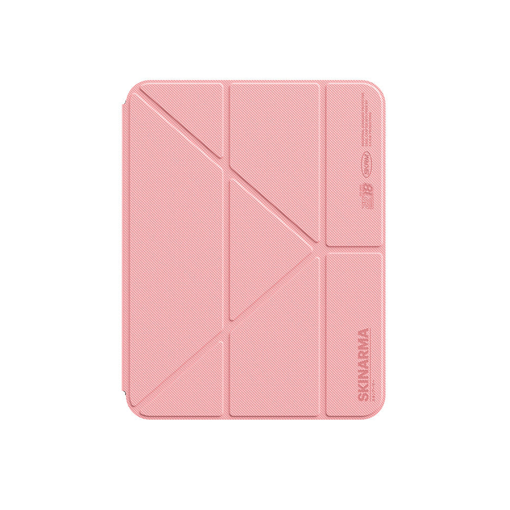iPad Air 11 2025 M3 Kılıf Skinarma Kalemlikli Arkası Şeffaf Standlı Magnetik Zeta Kılıf