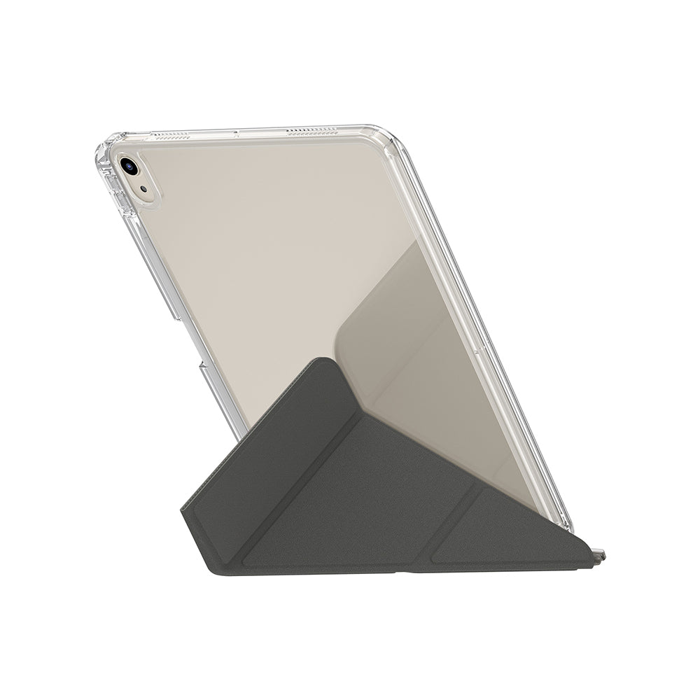 iPad Air 11 2025 M3 Kılıf Skinarma Kalemlikli Arkası Şeffaf Standlı Magnetik Zeta Kılıf