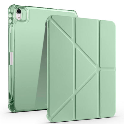 Apple iPad Air 11 2025 M3 Kılıf Zore Tri Folding Kalem Bölmeli Standlı Kılıf