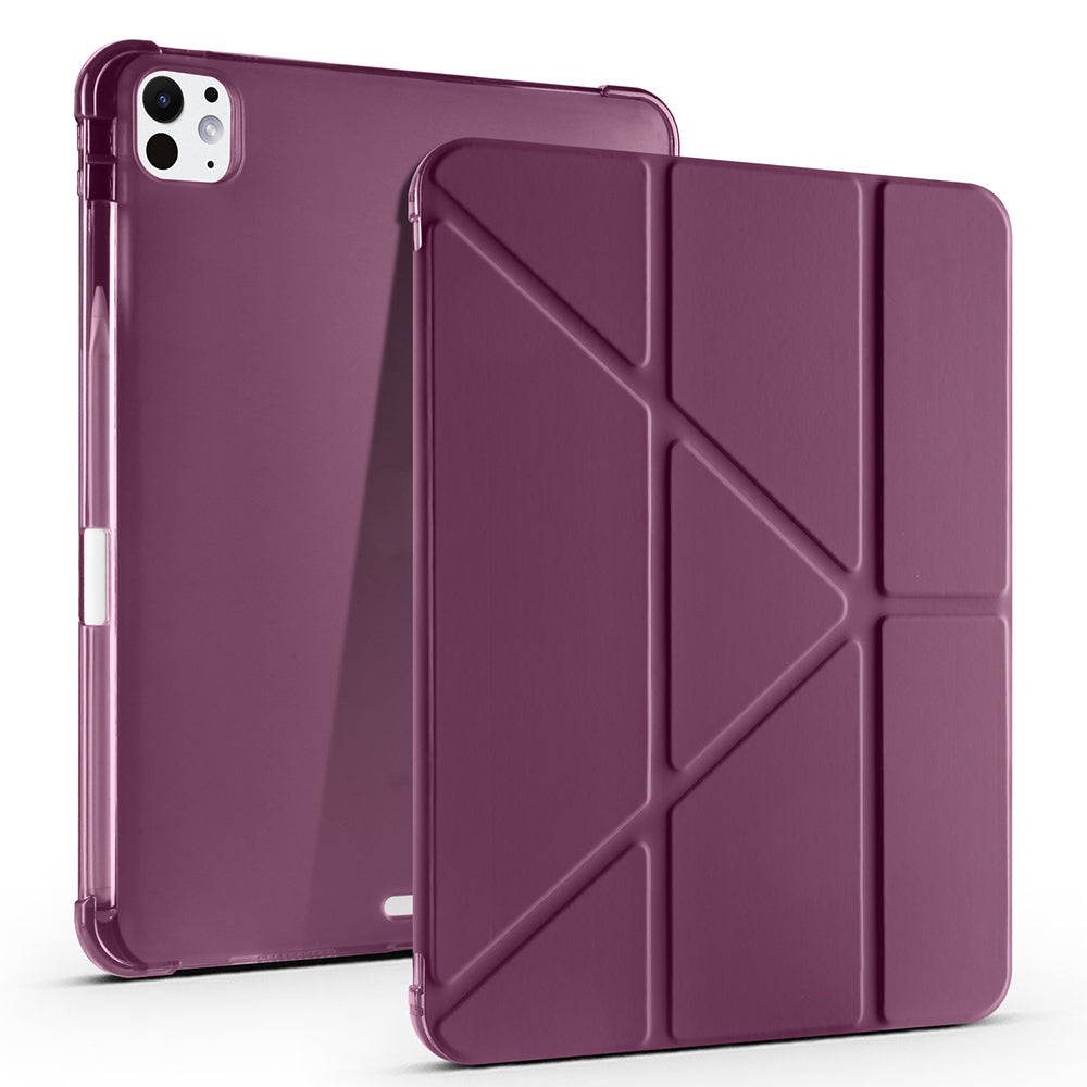 Apple iPad Air 11 2025 M3 Kılıf Zore Tri Folding Kalem Bölmeli Standlı Kılıf